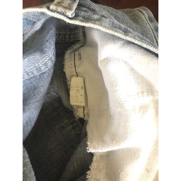 Vtg Levi's Big Bell Bottom Jeans 684-0217 Orange Tab‎ 32x33" Distressed Thrashed - Picture 13 of 16